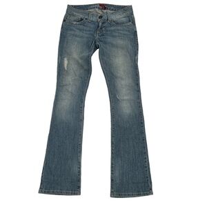 Guess Jeans Daredevil Bootcut Distressed Jeans Size 27 Women's